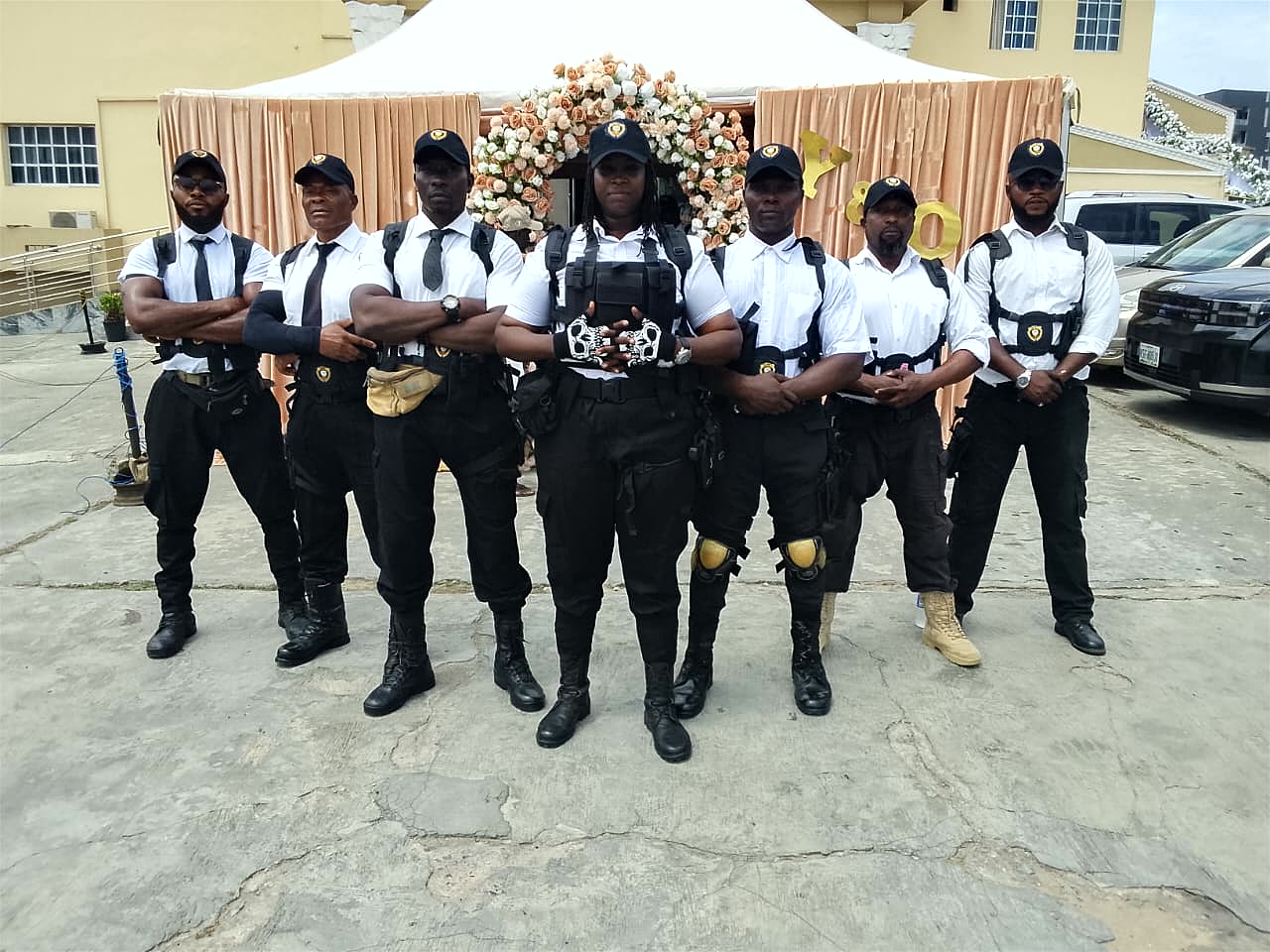 Sarf Guards security team at a wedding event