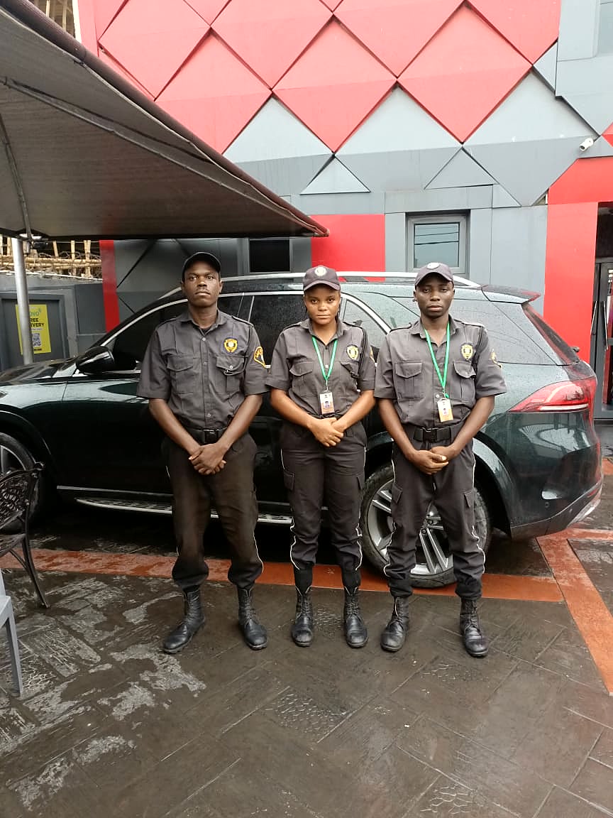 Sarf Guards team at a commercial building