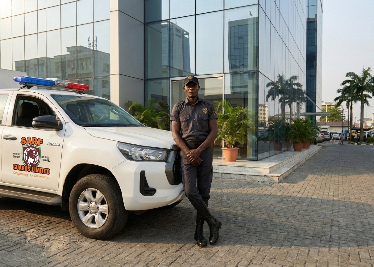 Sarf Guards patrol vehicle